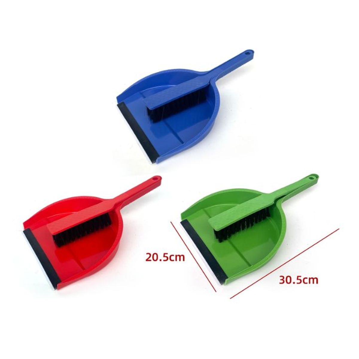 GENERICO - Set de Limpieza Manual - Cepillo y Pala de Mano - 30.5 x 20.5 x 8 cm - 1PCS - Colores Surtidos