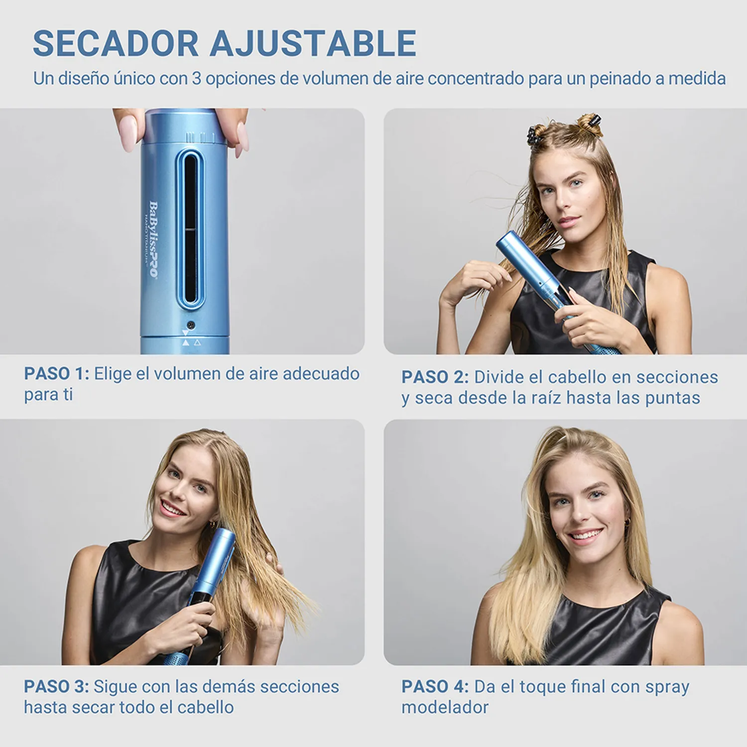 BABYLISS PRO Multiestilizador 4 en 1 Nano Titanium StyleSwitch