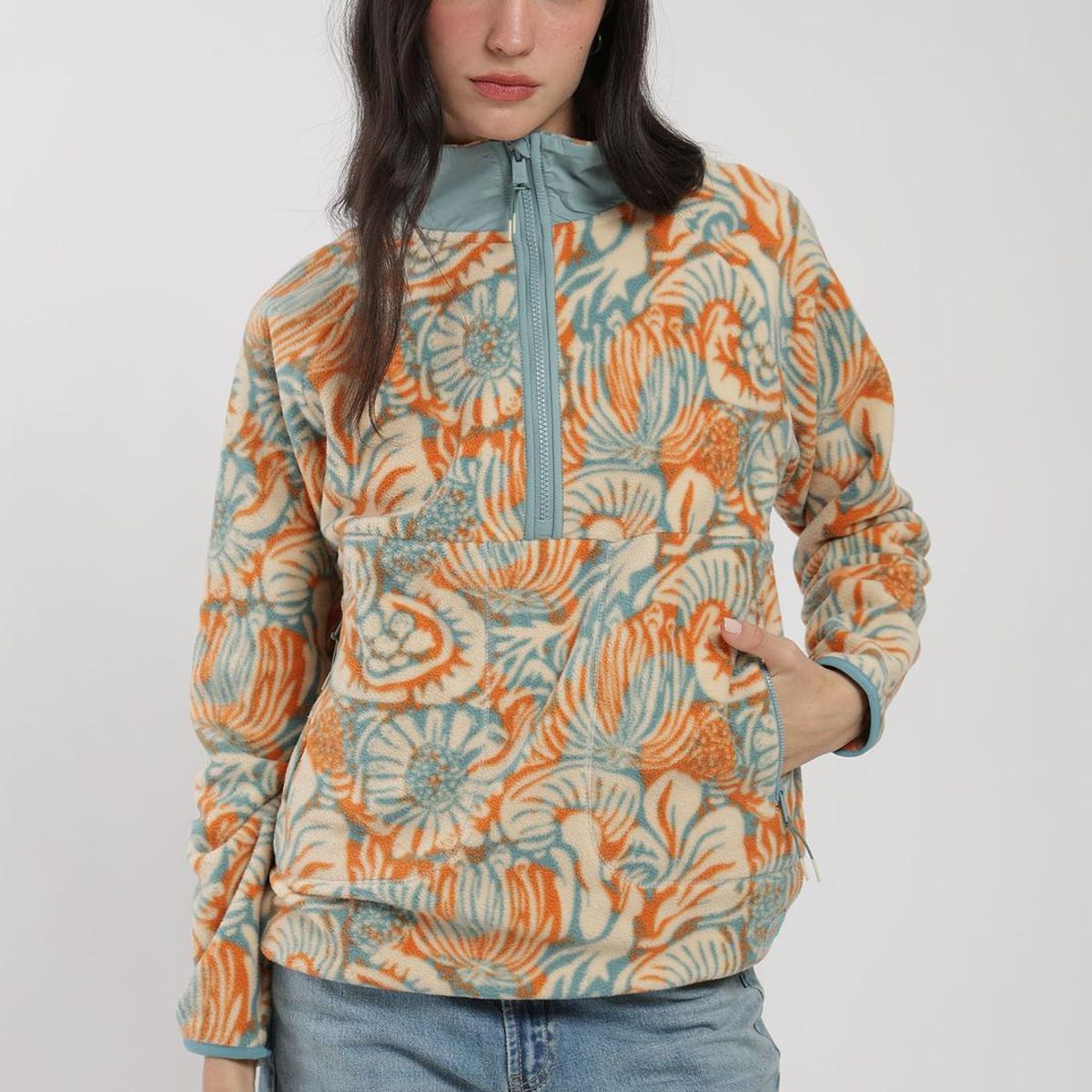 KAYA UNITE - Polar Medio Cierre Raglan Mujer