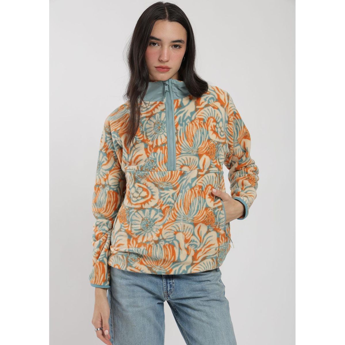 KAYA UNITE - Polar Medio Cierre Raglan Mujer