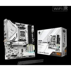 ASROCK - Placa Madre B850M Steel Legend WiFi AM5 Micro ATX DDR5