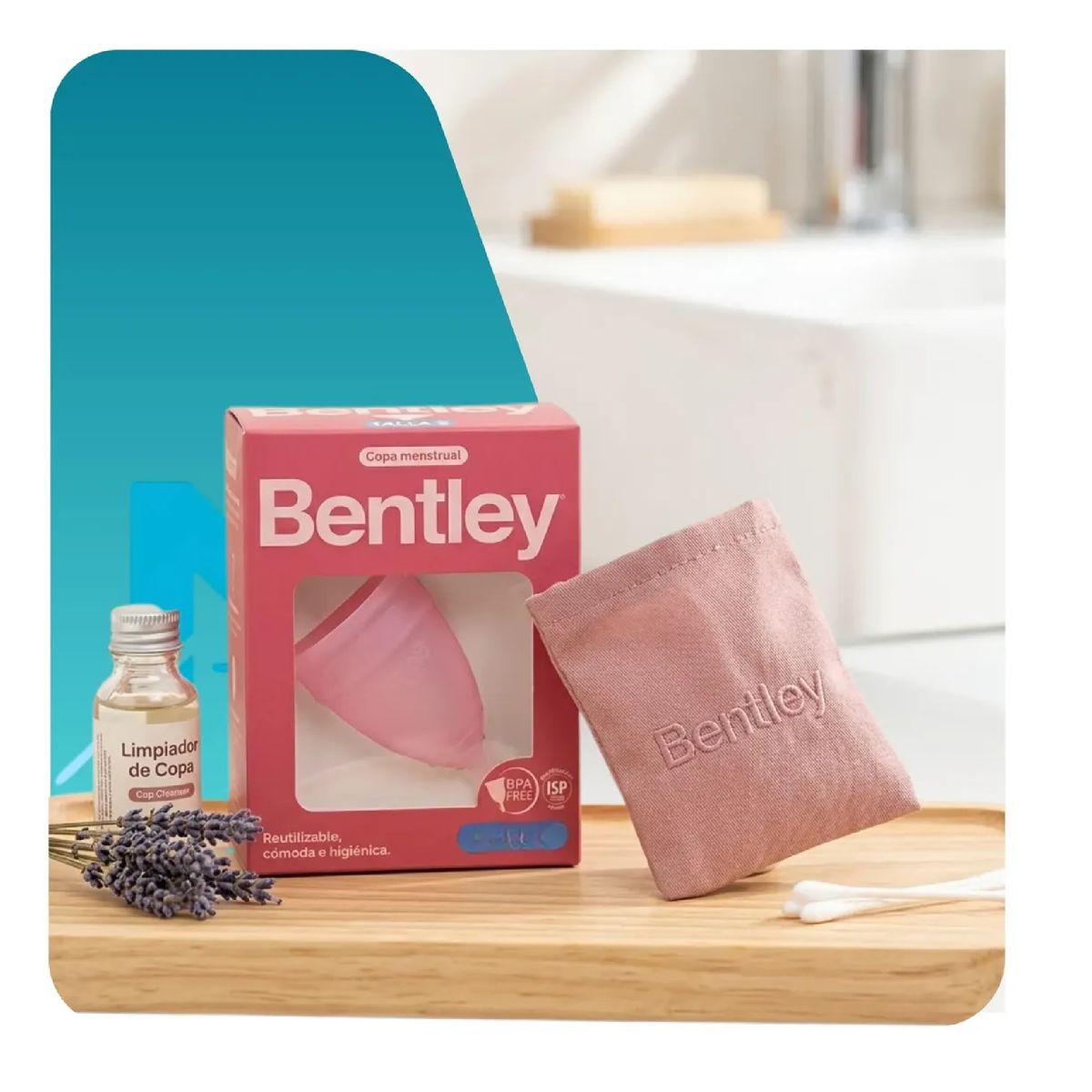 BENTLEY - Copa Menstrual Bentley Ecofriendly Original Certific Talla 2