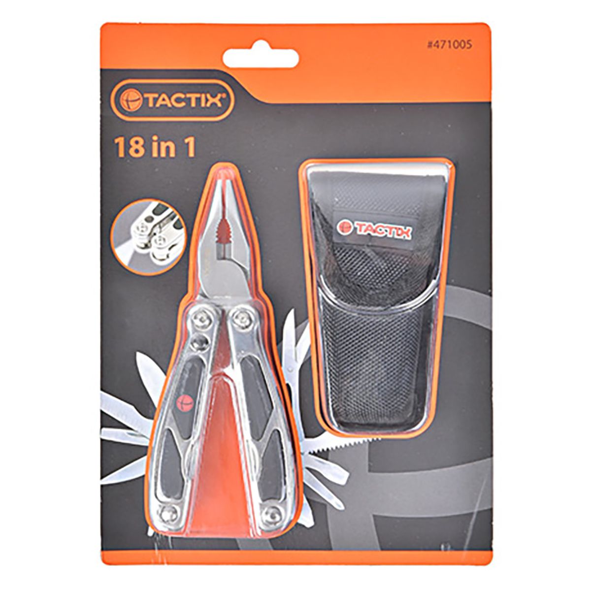 ALICATE MULTIFUNCION 18 EN 1 TACTIX CON ESTUCHE, marca TACTIX - Foto 2