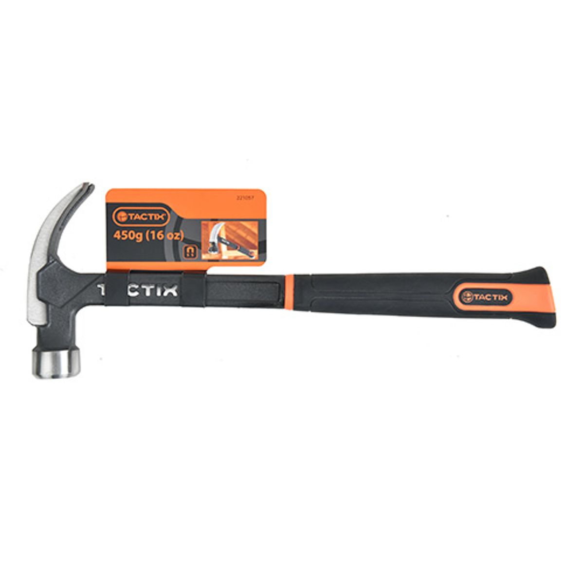 TACTIX - MARTILLO MANGO FIBRA DE VIDRIO MAX-IMPACT TACTIX 16 OZ