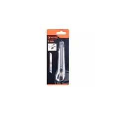 TACTIX - CUCHILLO CARTONERO CUERPO ALEACIÓN DE ZINC DE 9 MM
