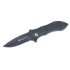 TACTIX - NAVAJA PLEGABLE HOJA NEGRA Y CORTADOR TRASERO