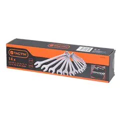 TACTIX - JUEGO DE LLAVES PUNTA CORONA METRICA 14 PIEZAS
