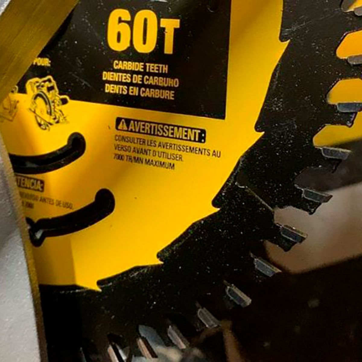 DEWALT - DISCO SIERRA CIRCULAR DEWALT 7.14 X 60 DIENTES CONSTRUCTION