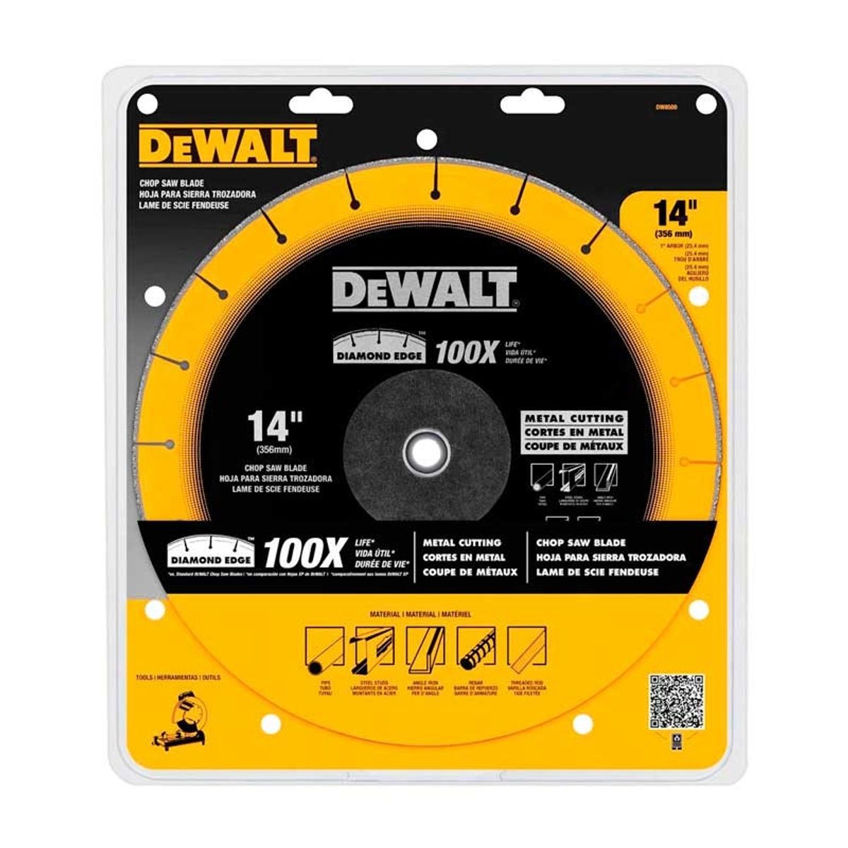DEWALT - DISCO DIAMANTADO PARA TRONZADORA DEWALT DE 14 X 764 X 1