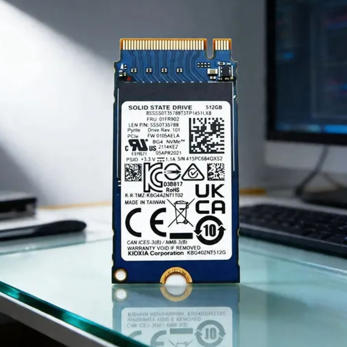 TOSHIBA - Ssd Toshiba Kioxia Bg4 De 512 Gb M.2 2242 Nvme Oem