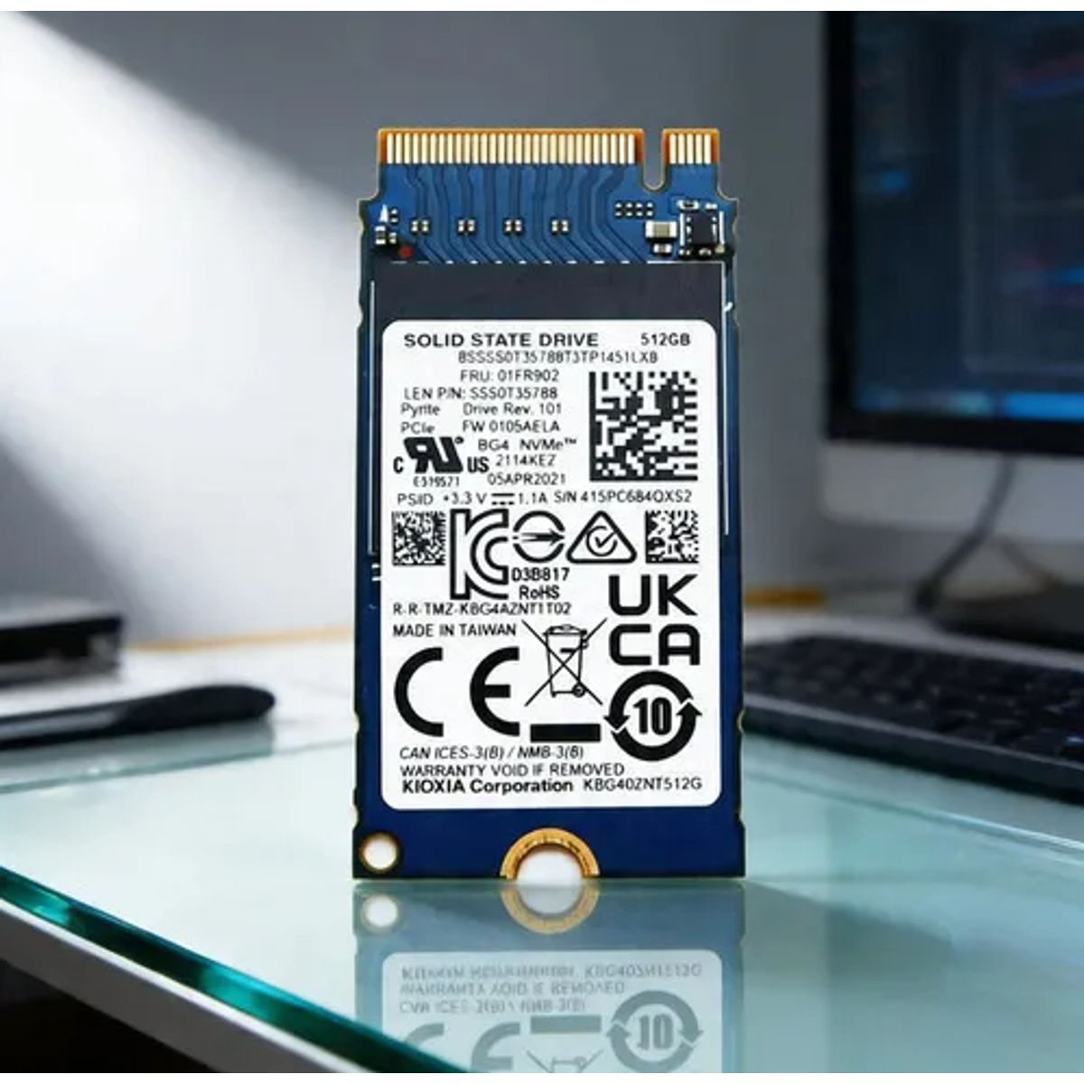 TOSHIBA - Ssd Toshiba Kioxia Bg4 De 512 Gb M.2 2242 Nvme Oem