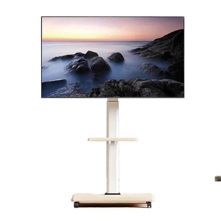 GENERICO Soporte Tv Rack Movil Con Ruedas 32 A 70 Base Pedestal