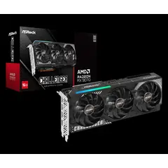 ASROCK - Tarjeta de Video Radeon RX 9070 XT Challenger 16G DDR6 3XFAN