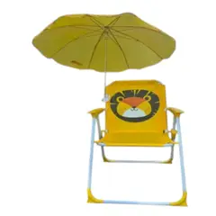 GENERICO - Silla Plegable Con Quitasol Camping Para Niños