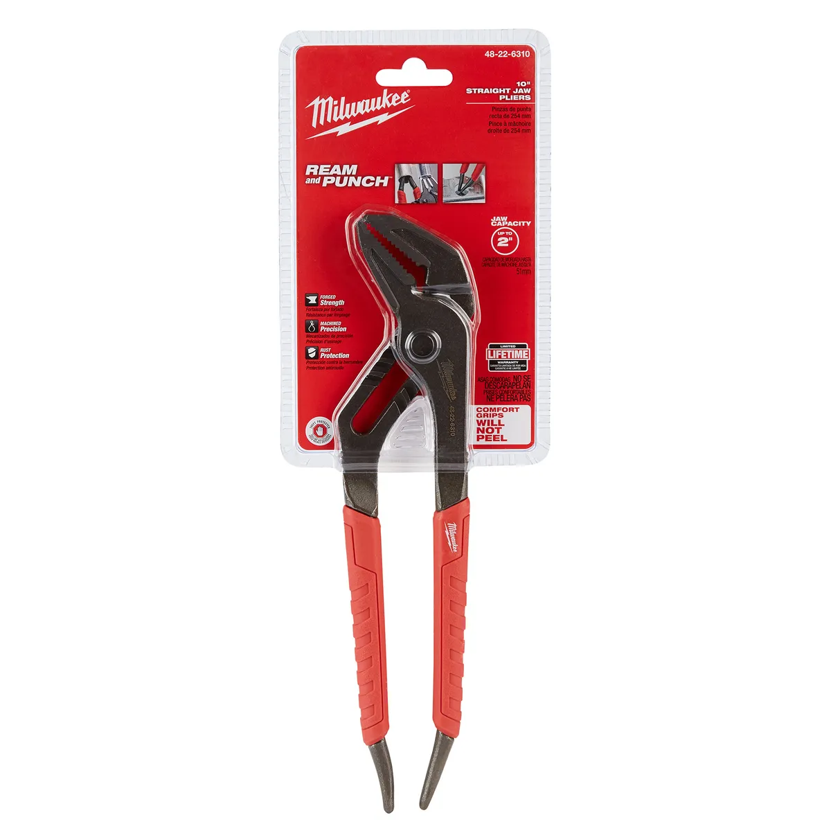 Alicate Picoloro Milwaukee 10 Pulgadas Profesional 48-22-6310, marca MILWAUKEE - Foto Principal