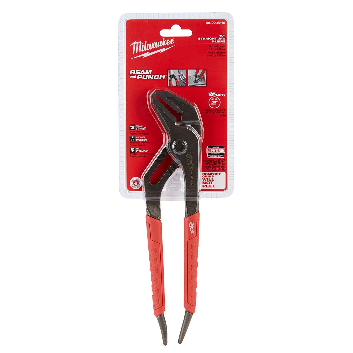 Alicate Picoloro Milwaukee 10 Pulgadas Profesional 48-22-6310, marca MILWAUKEE - Foto Principal