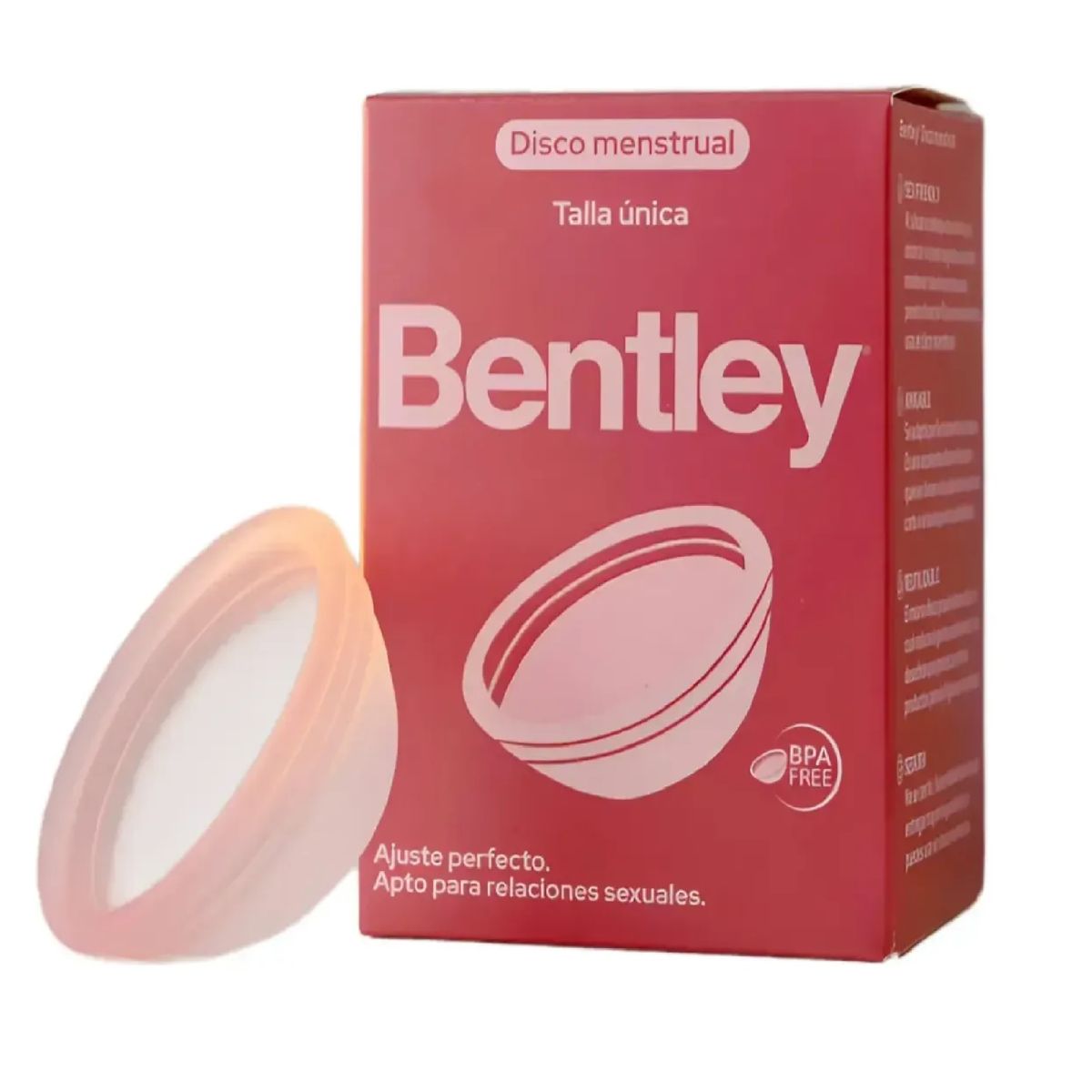 BENTLEY - Disco Menstrual Bentley Sexfriendly Durante Periodo Certific