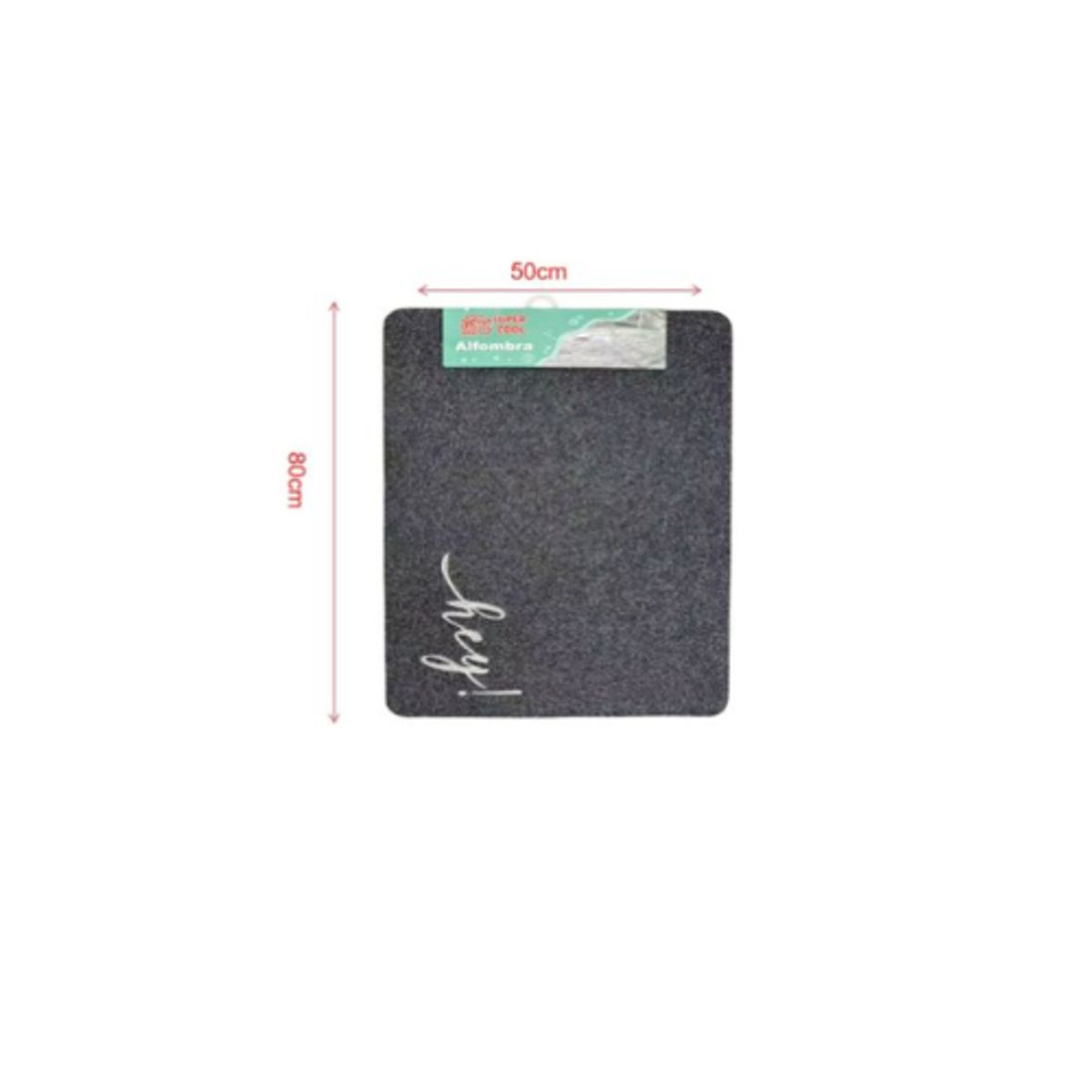GENERICO - Alfombra Rectangular 50x80 cm Hogar