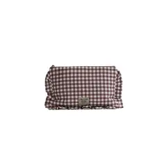 LOUNGE - Estuche Canvas - Vichy Café -