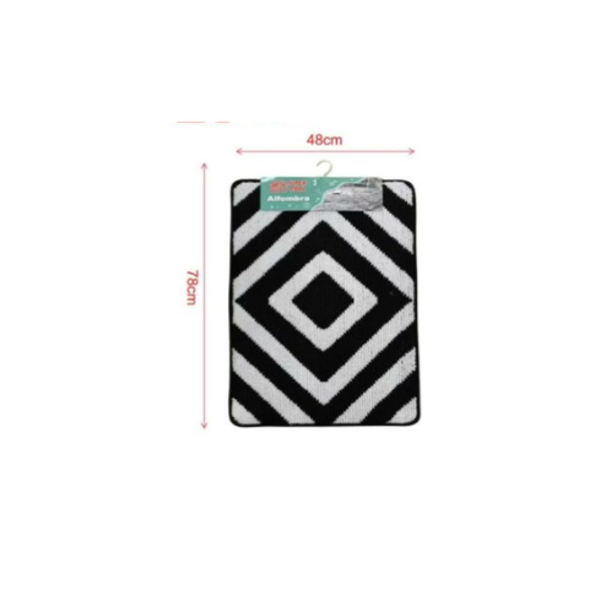 GENERICO - Alfombra Forma Rectangular 48x78 cm Hogar