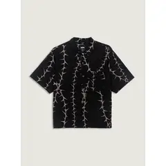 VANS - Camisa MC Hombre Van Doren Printed Ca Negro
