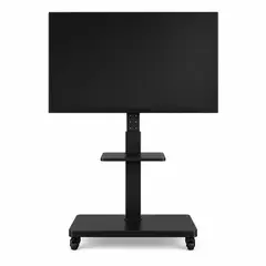 DOPA - Soporte Tv Con Ruedas Ajustable Altura Universal 26 A 75 Negro