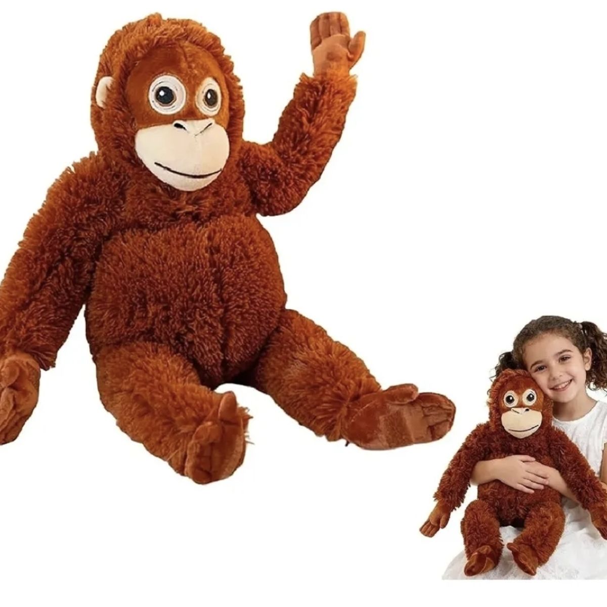 GENERICO - Monito viral peluche  Punch 40cm