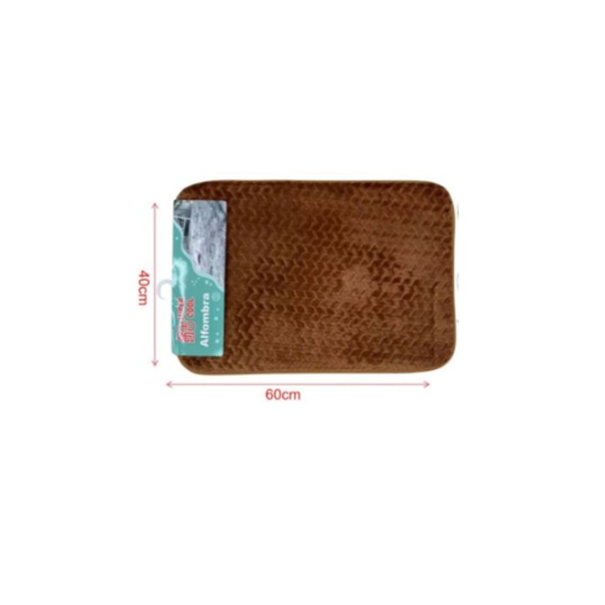 GENERICO - Alfombra Forma Rectangular 40x60 cm Hogar