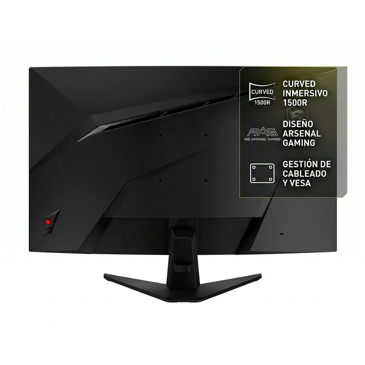 MSI - Monitor Gamer Curvo MSI 32” MAG 321CQF E18 180HZ 0.5MS