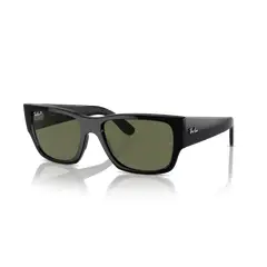 RAY BAN - Anteojos de sol Ray-Ban Carlos NegroVerde Polarizado 56 mm Lentes de sol RB0947S 90158 56-18