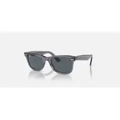 RAY BAN - Anteojos de sol Ray-Ban Original Wayfarer Gris TransparenteAzul 50 mm Lentes de sol RB2140 6773R5 50-22