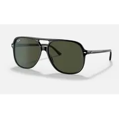 RAY BAN - Anteojos de sol Ray-Ban Bill Negro PulidoG-15 Verde 60 mm Lentes de sol RB2198 90131 60-14
