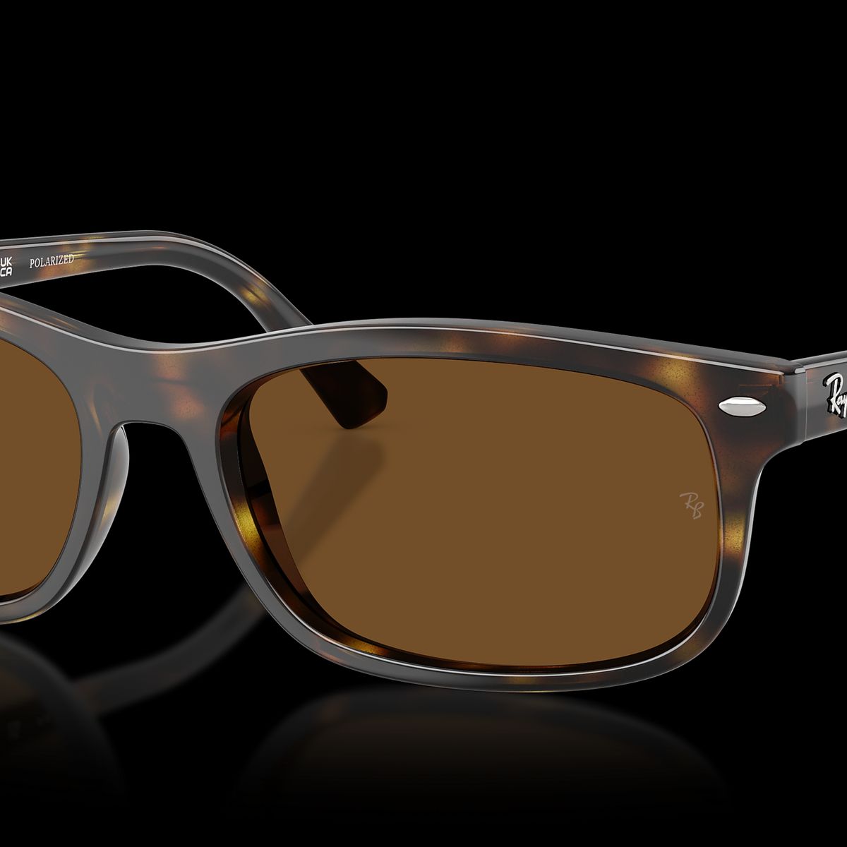 RAY BAN - Anteojos de sol Ray-Ban RB2224 CareyMarrón Polarizado 57 mm  Lentes de sol RB2224 71057 57-20
