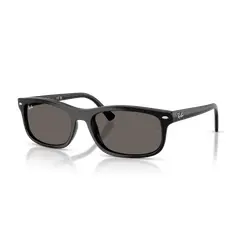 RAY BAN - Anteojos de sol Ray-Ban RB2224 Negro PulidoGris Oscuro 57 mm Lentes de sol RB2224 901B1 57-20