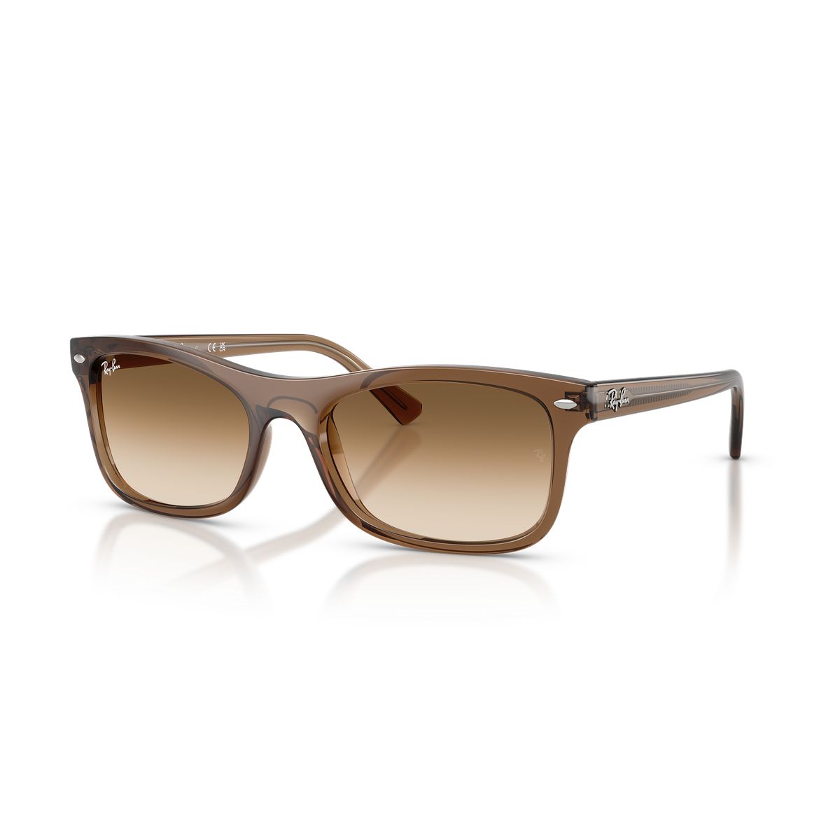 RAY BAN - Anteojos de sol Ray-Ban RB2226 Marrón Claro TransparenteMarrón Degradado 54 mm  Lentes de sol RB2226 664051 54-20