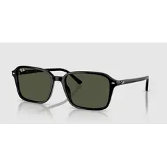 RAY BAN - Anteojos de sol Ray-Ban Raimond Negro PulidoG-15 Verde 56 mm Lentes de sol RB2231 90131 56-18