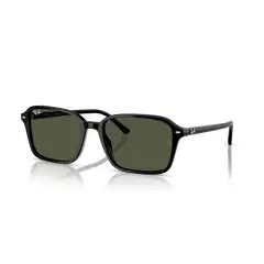RAY BAN - Anteojos de sol Ray-Ban Raimond Negro PulidoG-15 Verde 58 mm Lentes de sol RB2231 90131 58-18