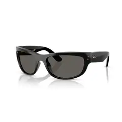RAY BAN - Anteojos de sol Ray-Ban Mega Balorama AAP Rocky Negro Total NegroUltra Negro 60 mm Lentes de sol RB2289 6826J5 60-19