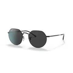 RAY BAN - Anteojos de sol Ray-Ban Jack Negro PulidoNegro Polarizado 53 mm Lentes de sol RB3565 00248 53-20
