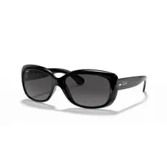 RAY BAN - Anteojos de sol Ray-Ban Jackie Ohh Negro PulidoGris Degradado Polarizado 58 mm Lentes de sol RB4101 601T3 58-17
