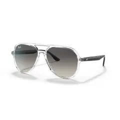 RAY BAN - Anteojos de sol Ray-Ban RB4376 Transparente PulidoGris Degradado 57 mm Lentes de sol RB4376 647711 57-16