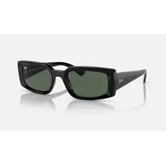 RAY BAN - Anteojos de sol Ray-Ban Kiliane Negro PulidoVerde Oscuro 54 mm Lentes de sol RB4395 667771 54-21