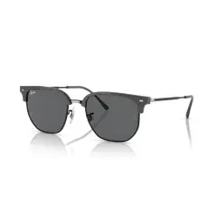 RAY BAN - Anteojos de sol Ray-Ban New Clubmaster Gris sobre NegroGris Oscuro 53 mm Lentes de sol RB4416 6653B1 53-20