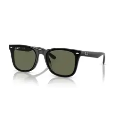 RAY BAN - Anteojos de sol Ray-Ban RB4420 NegroVerde Oscuro Polarizado 65 mm Lentes de sol RB4420 6019A 65-18