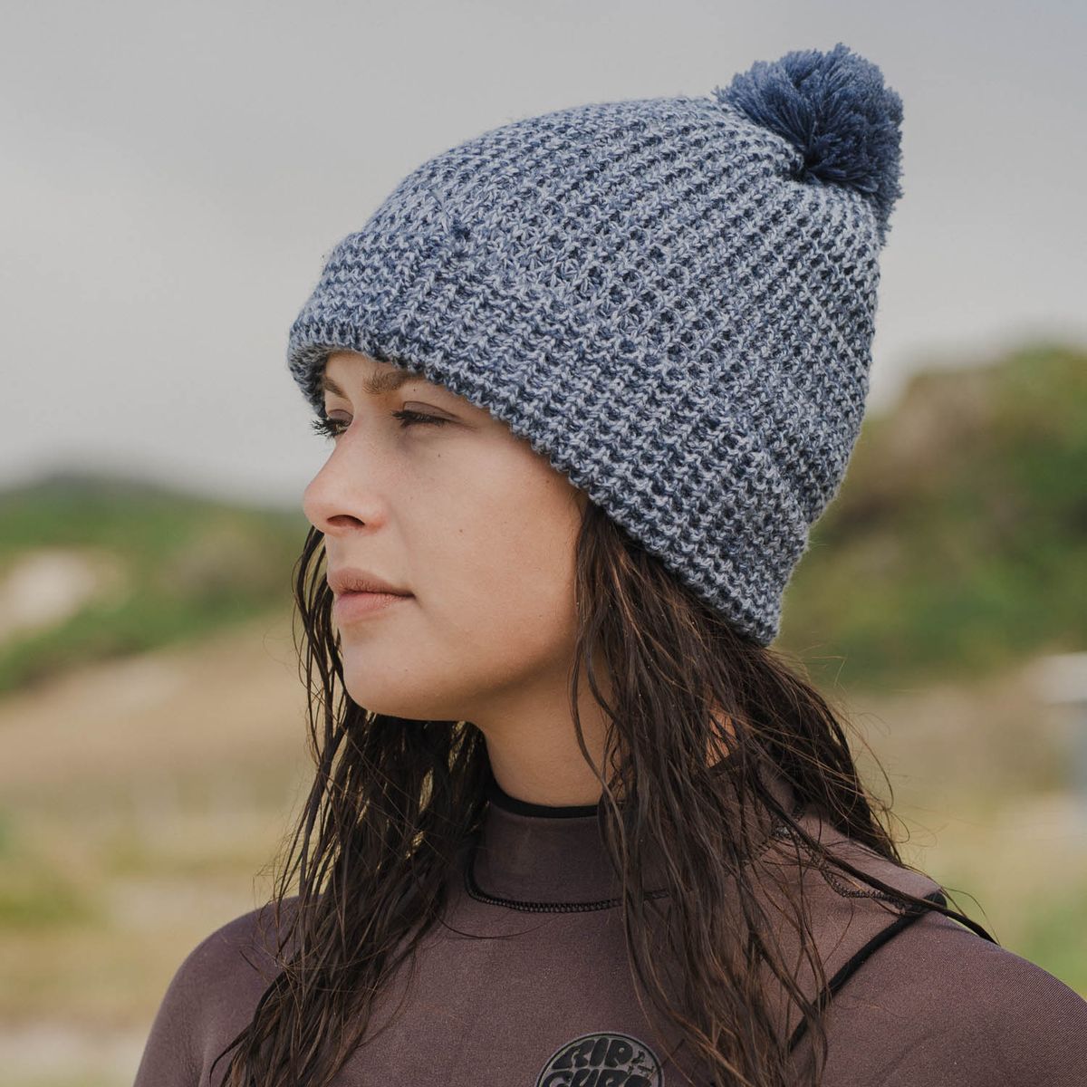 RIP CURL - Gorro Core Gris Mujer Rip Curl