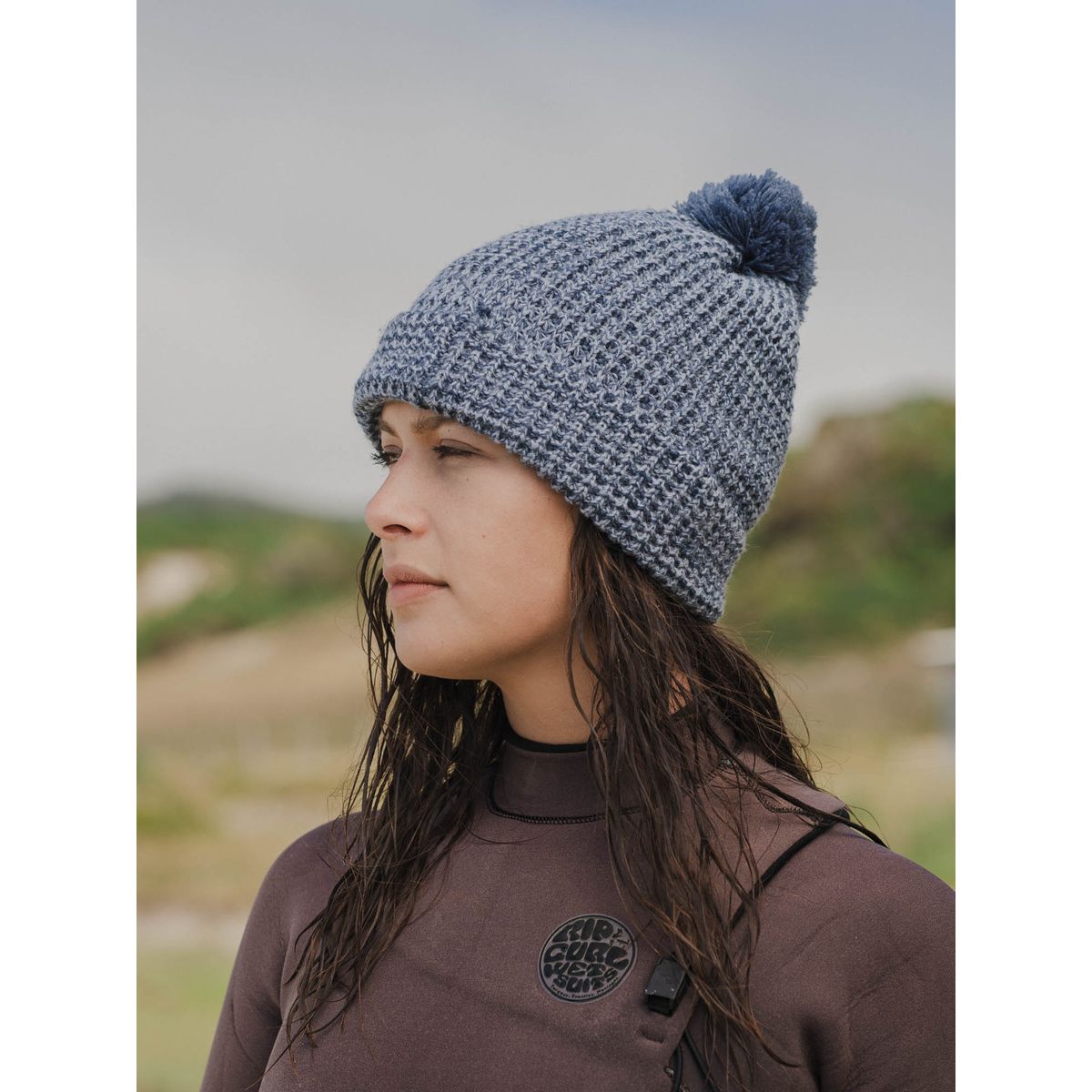 RIP CURL - Gorro Core Gris Mujer Rip Curl