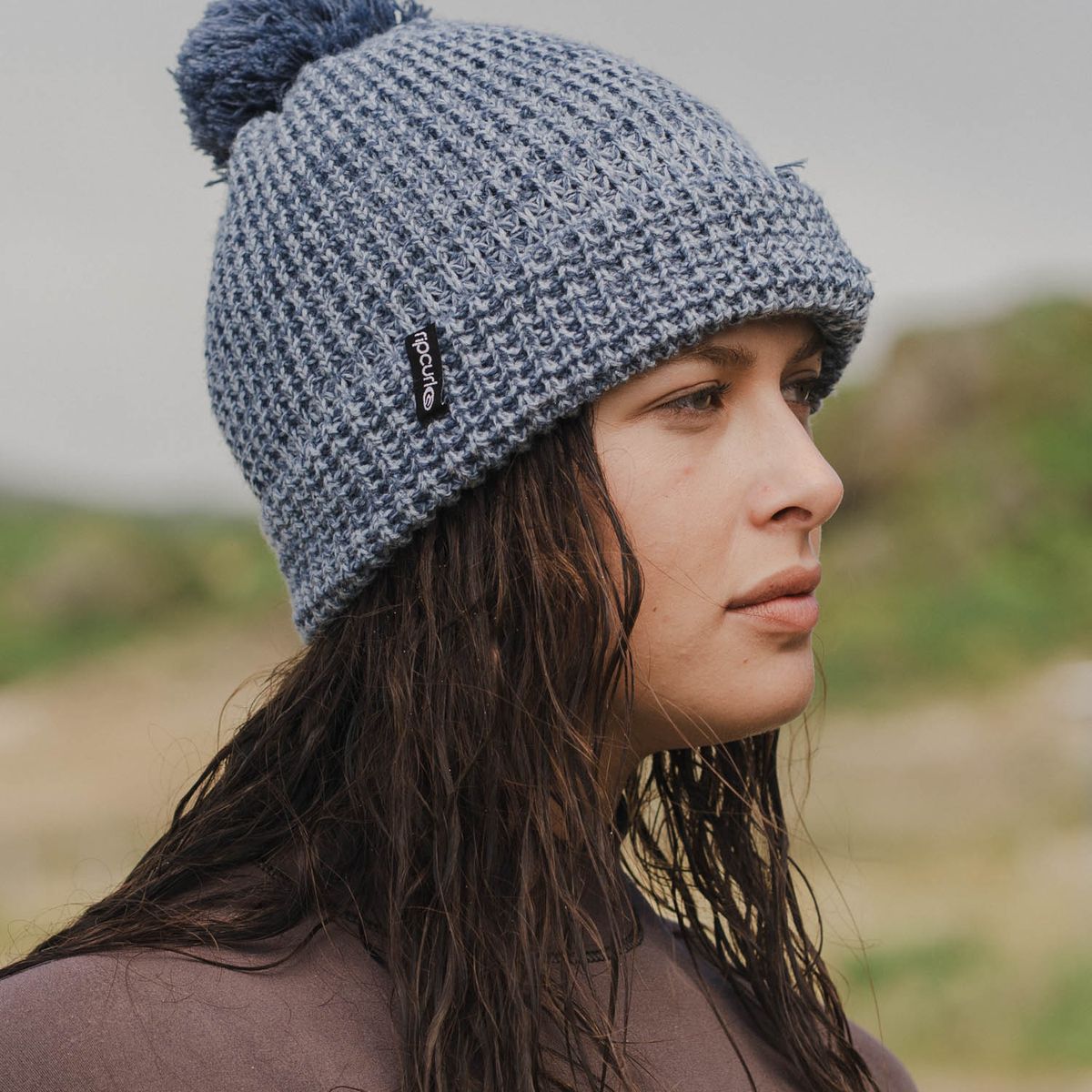 RIP CURL - Gorro Core Gris Mujer Rip Curl