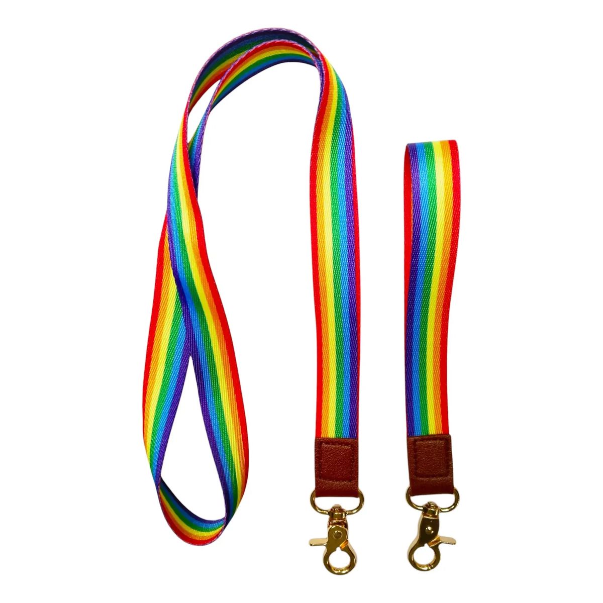 GENERICO - Set Lanyard y Muñequera Multiuso para Llavero o Credencial Multicolor