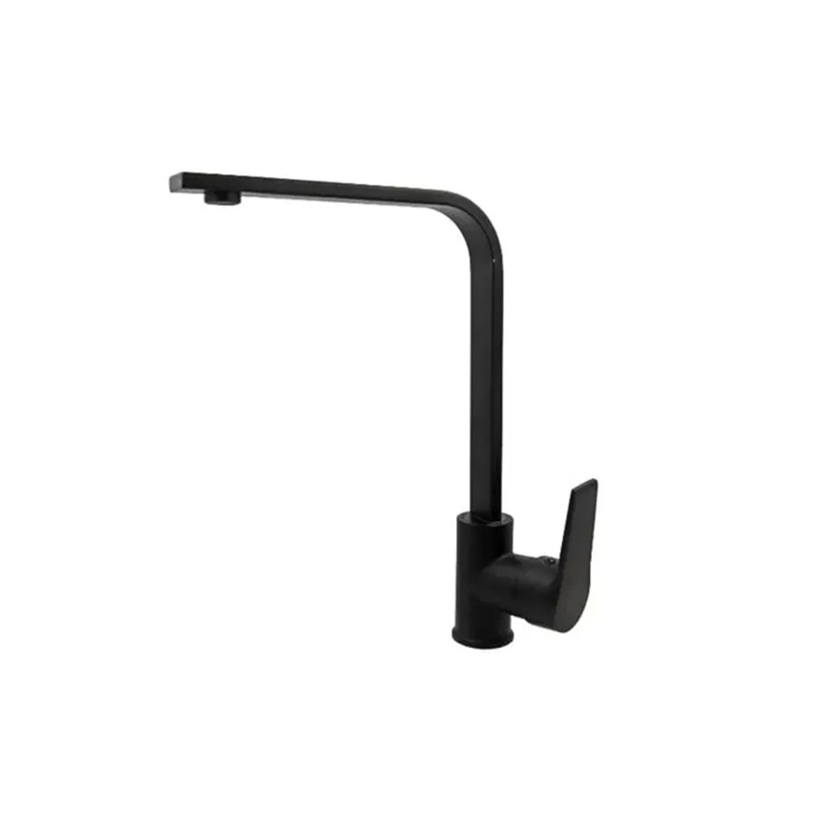 TAUMM - Llave Monomando Lavaplato Vertical Notte Negro Mate Taumm
