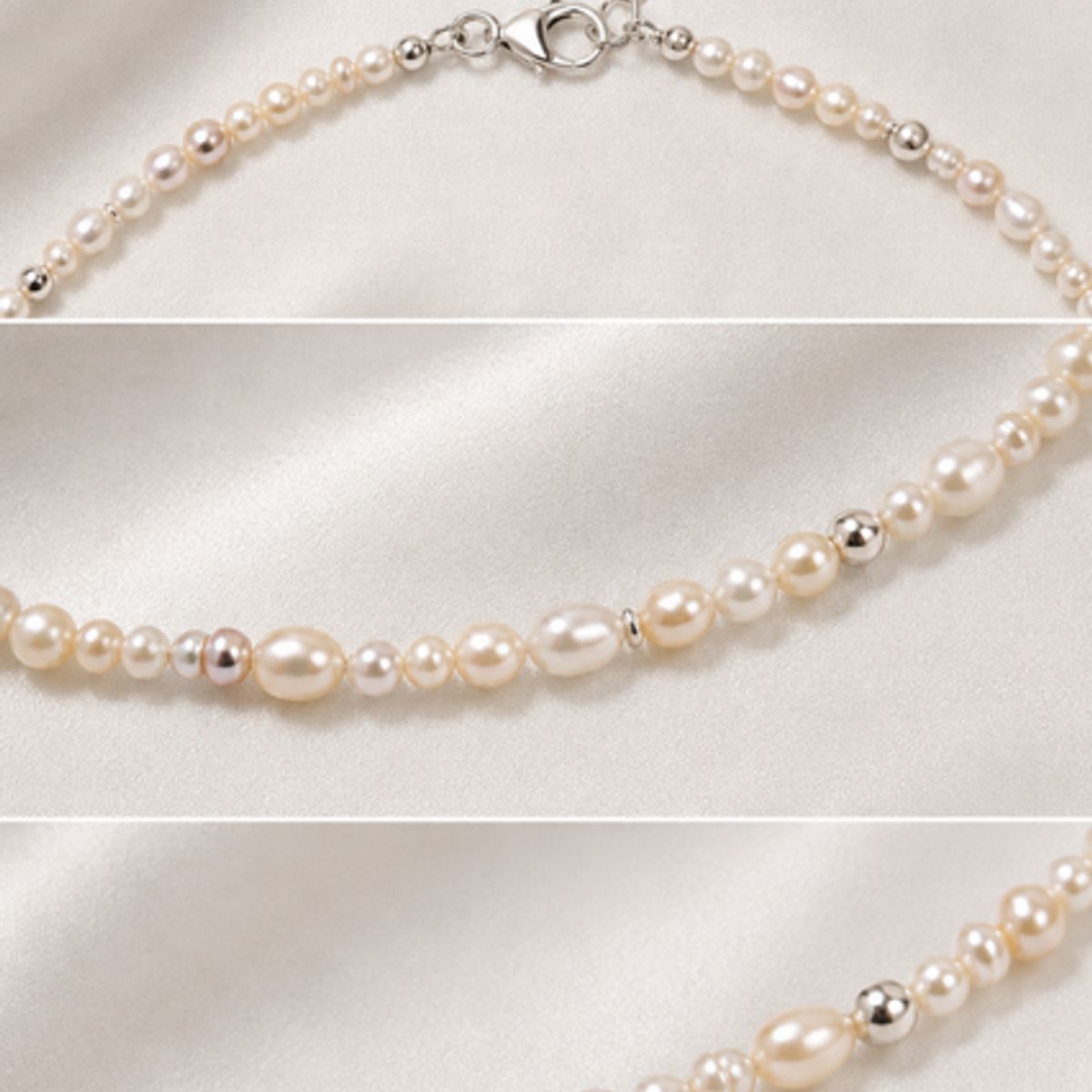 GENERICO - Collar Perlas de Río Naturales Pequeñas